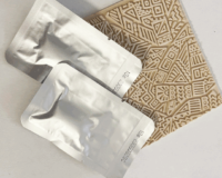 Art Clay Silver Aktion mit Texturplatte